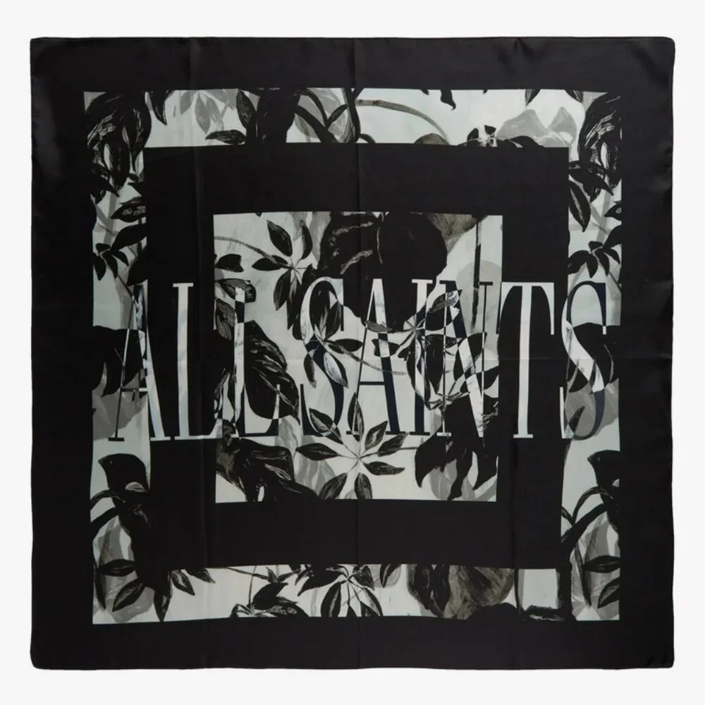 AllSaints Jackie Square Silk Scarf